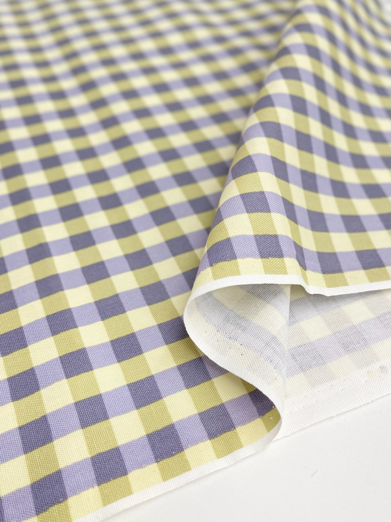 Cotton Oxford Fabric - Linnea Basic - Check - nomura tailor