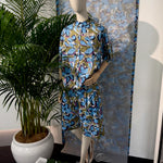 Cotton Inkjet-printed Fabric - Flower - nomura tailor