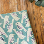 Linen-like Cotton Slub Fabric - Bird - nomura tailor