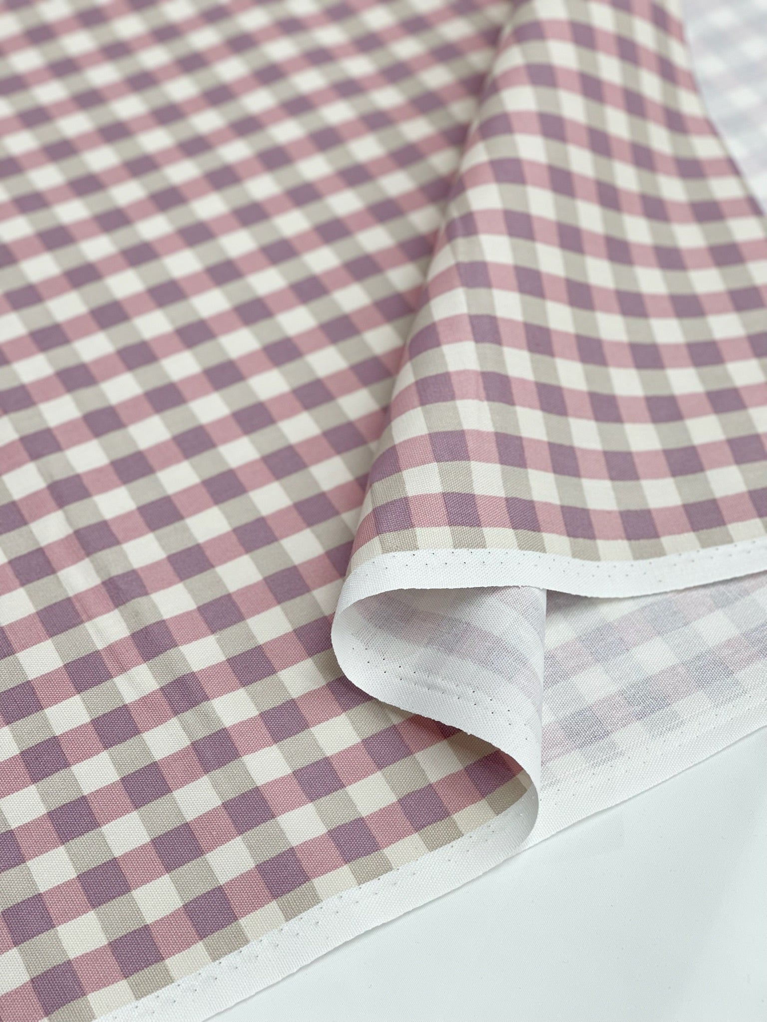 Cotton Oxford Fabric - Linnea Basic - Check - nomura tailor