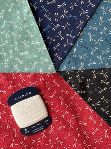 Cotton seating Japanese pattern print drip dumb - nomura tailor