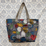 Cotton Oxford Fabric - Vegetable Art - nomura tailor