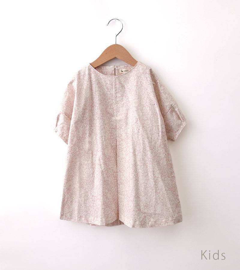 Tumbler Finished C/L Cotton Muslin printed Fabric  ~yasumin~ Flower - nomura tailor