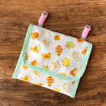 Cotton Muslin Print Fabric - Bread Animal - nomura tailor