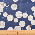 Cotton sheeting print fabric moda BLUISH Pattern 2 - nomura tailor