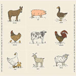 ≪Pattern Sold Separately≫ USA Cotton Moda FARMSTEAD – Panel Animals - nomura tailor
