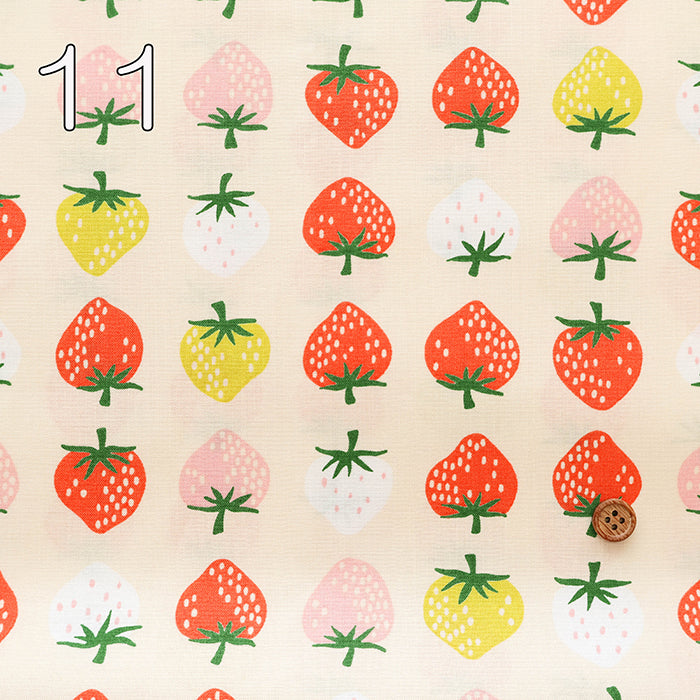 USA Cotton RUBYSTAR SOCIETY STRAWBERRY - nomura tailor