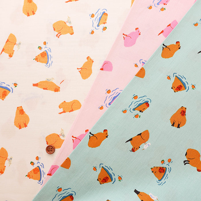 USA Cotton - RUBYSTAR SOCIETY ANIMAL ANIMAL CAPYBARA - nomura tailor