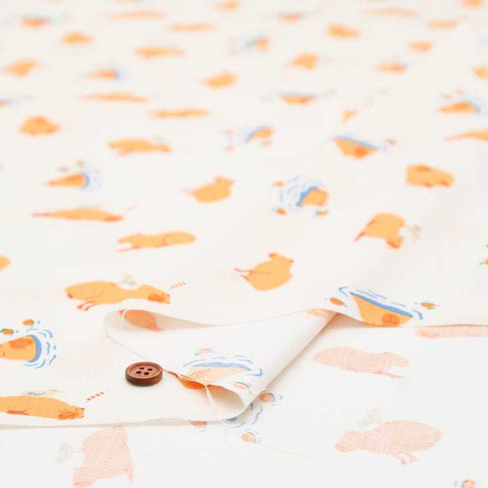USA Cotton - RUBYSTAR SOCIETY ANIMAL ANIMAL CAPYBARA - nomura tailor
