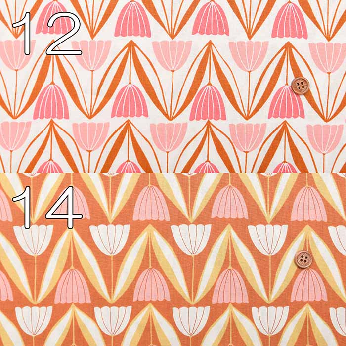 USA Cotton – Ruby Star Society ENDPAPER TULIPS - nomura tailor