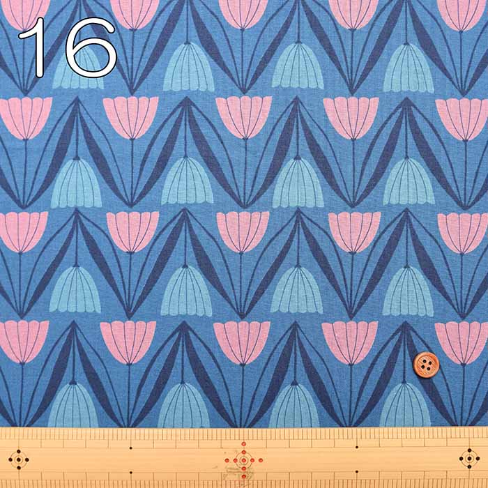 USA Cotton – Ruby Star Society ENDPAPER TULIPS - nomura tailor