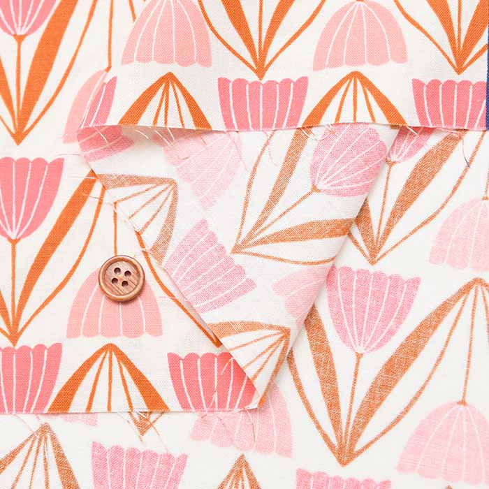 USA Cotton – Ruby Star Society ENDPAPER TULIPS - nomura tailor