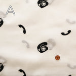 Cotton Cambric Embroidered Fabric - Retro Appliances, Black Telephone - nomura tailor