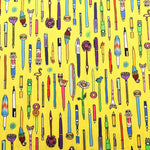 USA Cotton - TIMELESS TREASURES - Various type of pens - nomura tailor