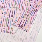 USA Cotton - TIMELESS TREASURES - Various type of pens - nomura tailor