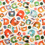 USA Cotton WINDHAM FABRICS CAT FACE - nomura tailor