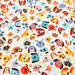 USA Cotton WINDHAM FABRICS DOG FACE - nomura tailor