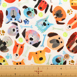 USA Cotton WINDHAM FABRICS DOG FACE - nomura tailor