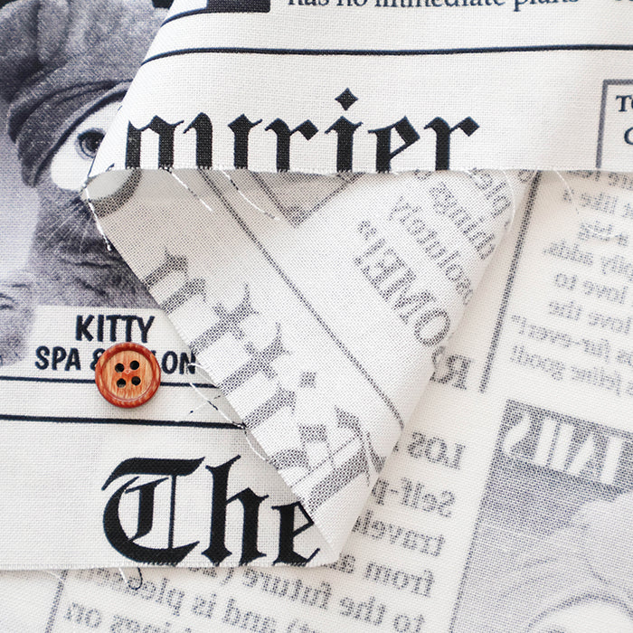 USA Cotton - TIMELESS TREASURES News Cat - nomura tailor