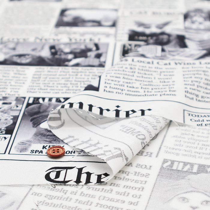 USA Cotton - TIMELESS TREASURES News Cat - nomura tailor