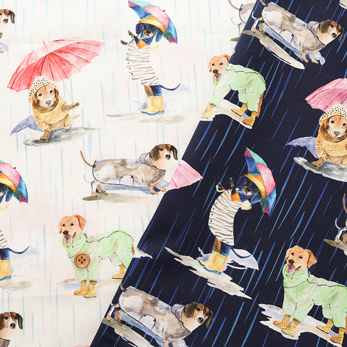 USA Cotton MICHAEL MILLER - Dog and Rain - nomura tailor