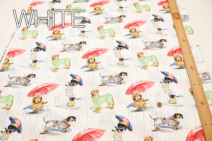 USA Cotton MICHAEL MILLER - Dog and Rain - nomura tailor