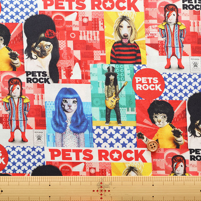 USACotton  MICHAEL MILLER Pets rock patch - nomura tailor