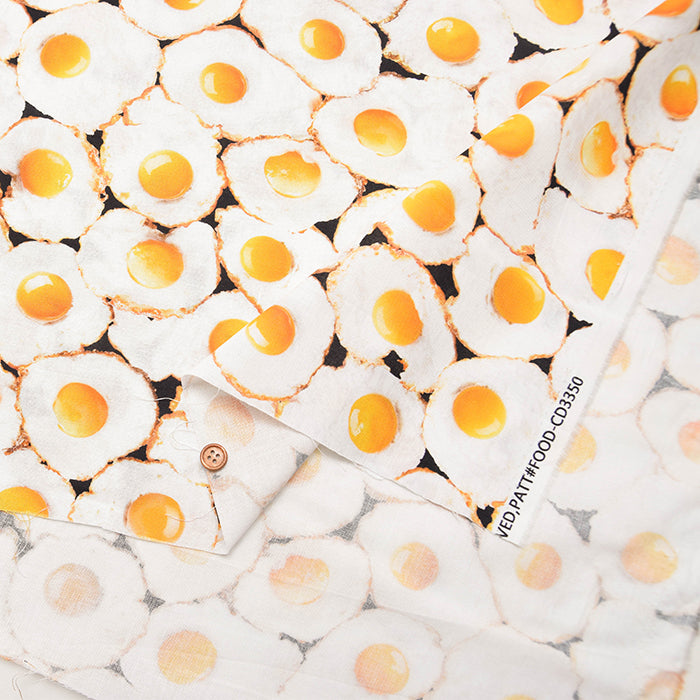 USA Cotton - TIMELESS TREASURES - Fried egg - nomura tailor