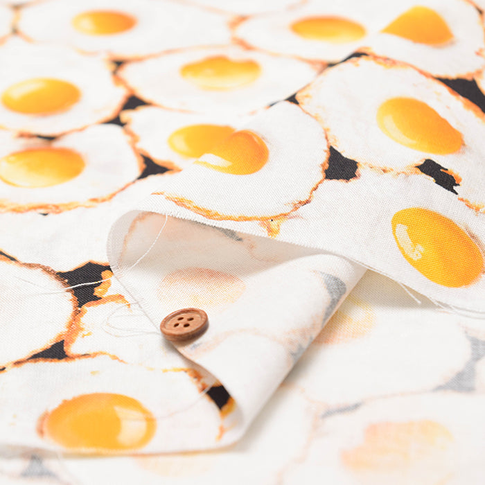 USA Cotton - TIMELESS TREASURES - Fried egg - nomura tailor