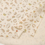 C/L Canvas Printed Fabric - Hedgehog - nomura tailor