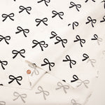 Cotton Oxford Fabric - Ribbon - nomura tailor