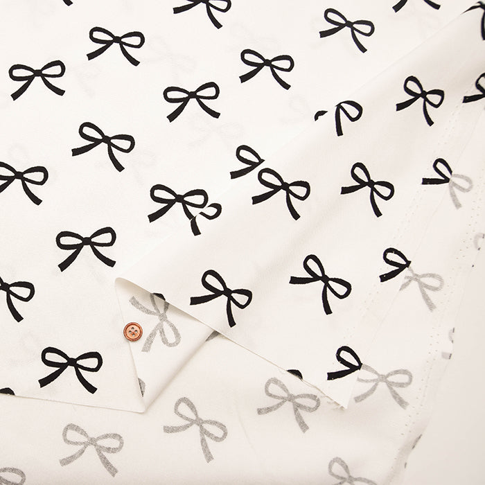 Cotton Oxford Fabric - Ribbon - nomura tailor