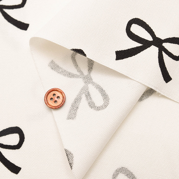 Cotton Oxford Fabric - Ribbon - nomura tailor