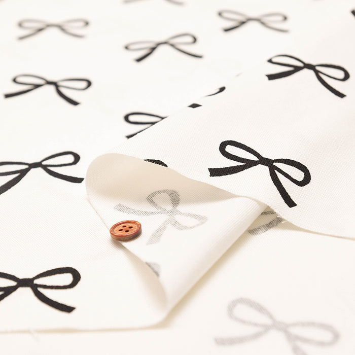 Cotton Oxford Fabric - Ribbon - nomura tailor