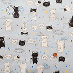 Cotton Oxford Fabric - Parasol Cat - nomura tailor