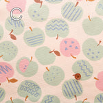 Cotton Oxford Fabric - Nordic-Style Apple - nomura tailor