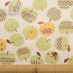 Cotton Oxford Fabric - Nordic-Style Apple - nomura tailor