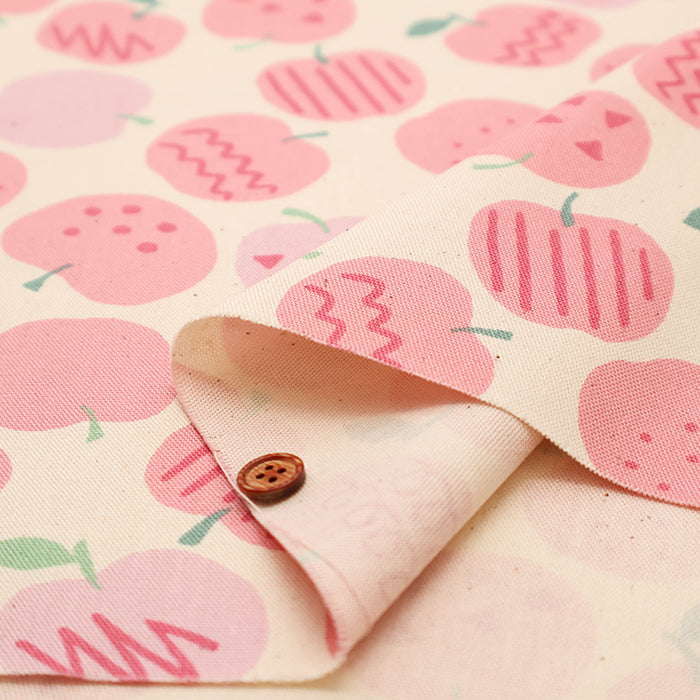 Cotton Oxford Fabric - Nordic-Style Apple - nomura tailor