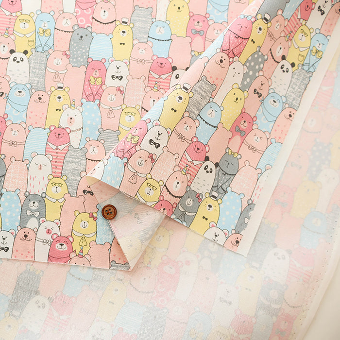 Cotton Oxford Fabric - Beer - nomura tailor