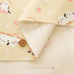 Cotton Oxford Fabric - Shimaenaga Bird - nomura tailor