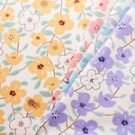 Cotton Oxford Fabric - Nordic-style Flower - nomura tailor