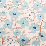 Cotton Oxford Fabric - Nordic-style Flower - nomura tailor