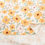 Cotton Oxford Fabric - Nordic-style Flower - nomura tailor
