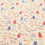 Cotton Oxford Fabric - Cat - nomura tailor
