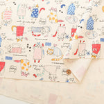 Cotton Oxford Fabric - Cat - nomura tailor