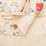 Cotton Oxford Fabric - Cat - nomura tailor