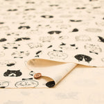 Cotton Oxford Fabric - Cat Face - nomura tailor