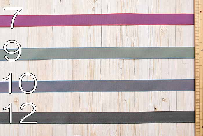 MOKUBA Luminas Ribbon Approximately 15mm width - nomura tailor