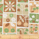 C/L Print Fabric - Flower Patchwork - nomura tailor