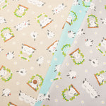 Cotton Oxford Fabric - Shimaenaga Bird - nomura tailor